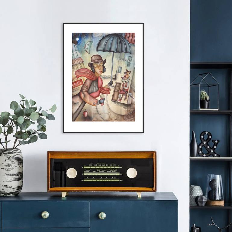 Original Surrealism Women Painting by Eugene Ivanov