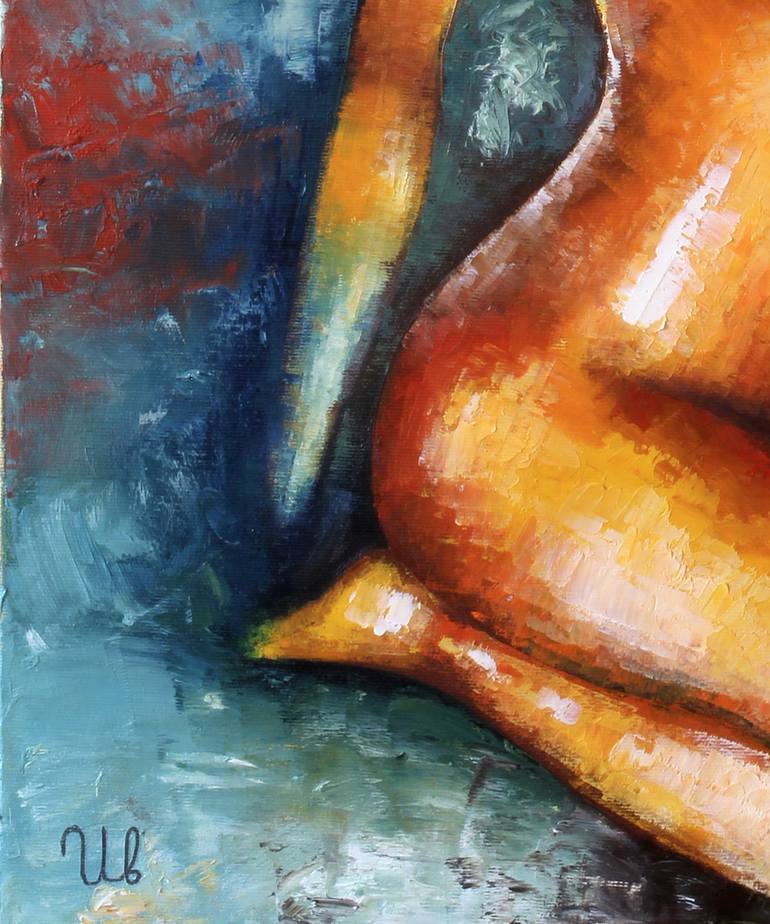 Original Figurative Nude Painting by Eugene Ivanov