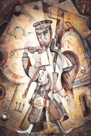 Original Cubism World Culture Paintings by Eugene Ivanov