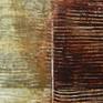 Departing Deep Autumn Objects is minimalist abstract acrylic painting created using painting brushes and palette knives. This oil painting based on the colors of deep autumn.