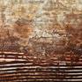 Departing Deep Autumn Objects is minimalist abstract acrylic painting created using painting brushes and palette knives. This oil painting based on the colors of deep autumn.
