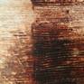 Departing Deep Autumn Objects is minimalist abstract acrylic painting created using painting brushes and palette knives. This oil painting based on the colors of deep autumn.