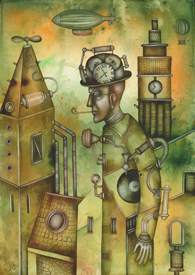 Age of Invention Painting by Eugene Ivanov | Saatchi Art