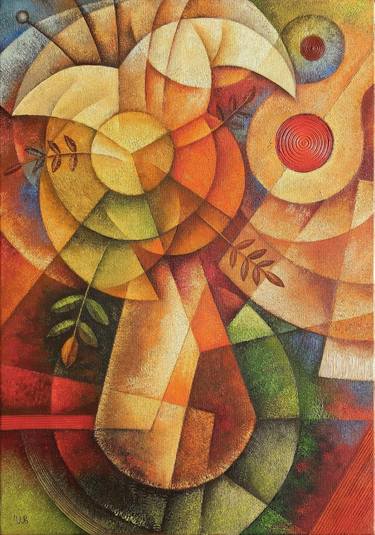 Original Cubism Still Life Paintings by Eugene Ivanov