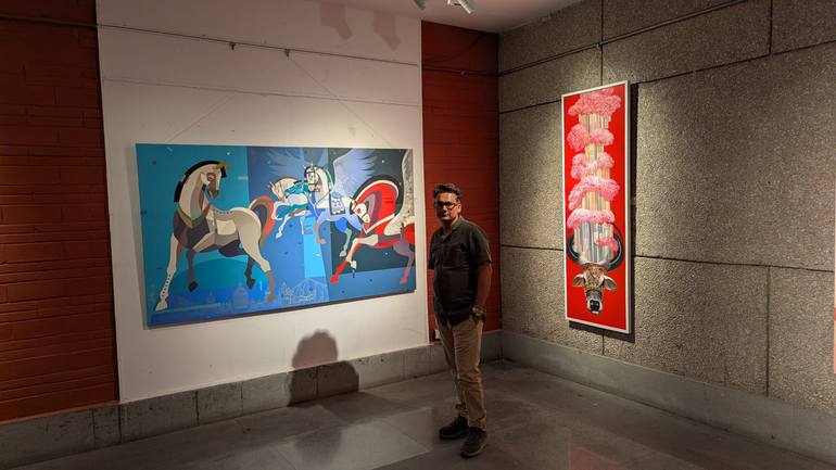 Original Conceptual Animal Painting by Ashis Mondal