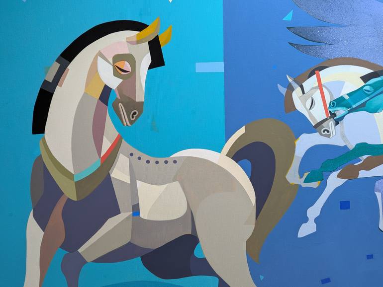 Original Conceptual Animal Painting by Ashis Mondal