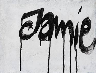 Original Street Art Typography Paintings by Ingo Horst Klett