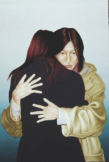 Original Figurative Love Paintings by Hyunwook Ryu