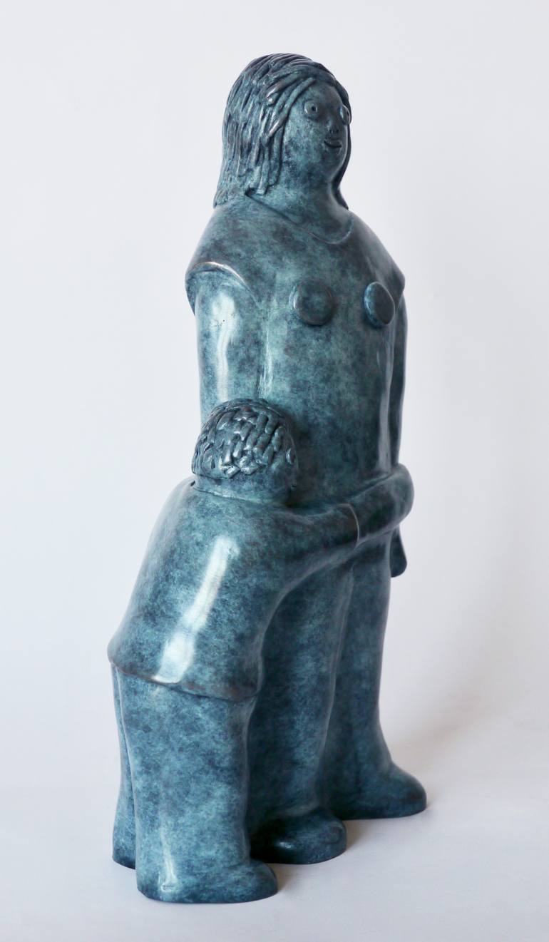 Original Expressionism Family Sculpture by Eva Rouwens