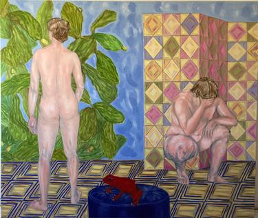 Original Erotic Paintings by Fiona Mouzakitis