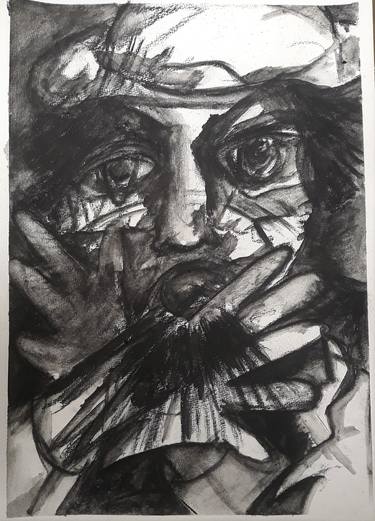 Print of Abstract Expressionism Abstract Drawings by Petr Václavek  PBV
