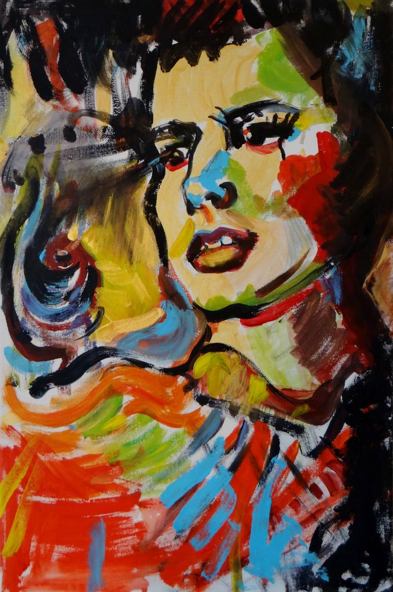 Visionary Woman Painting by Antonella Sigismondi | Saatchi Art