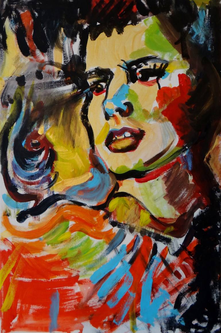 Visionary Woman Painting by Antonella Sigismondi | Saatchi Art