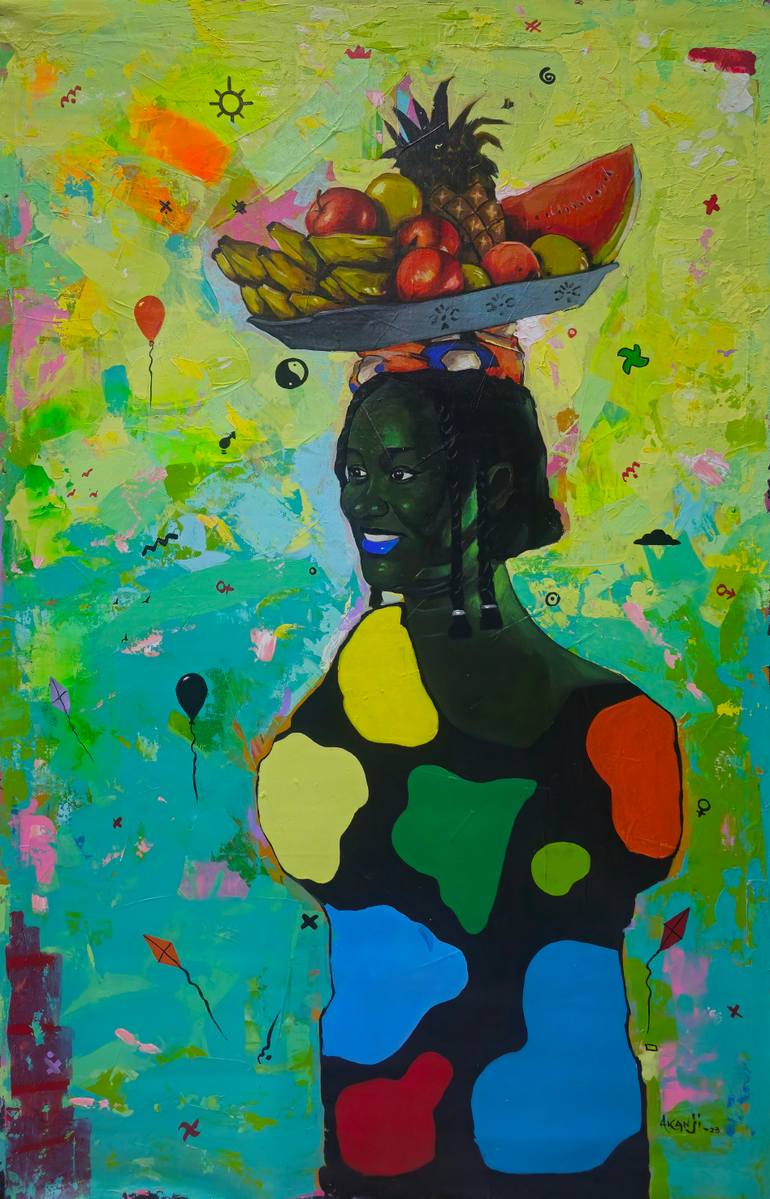 Original Conceptual Women Painting by Akanji Bolaji