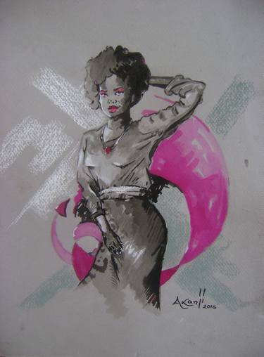 Print of Fashion Drawings by Akanji Bolaji