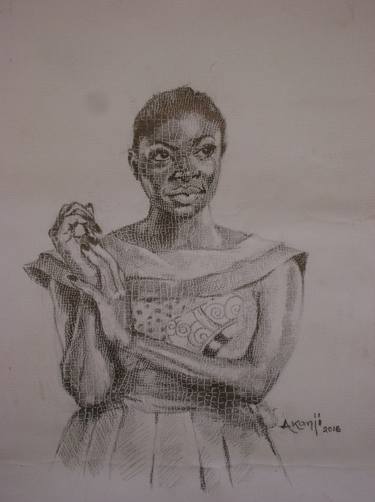 Print of Portraiture Love Drawings by Akanji Bolaji