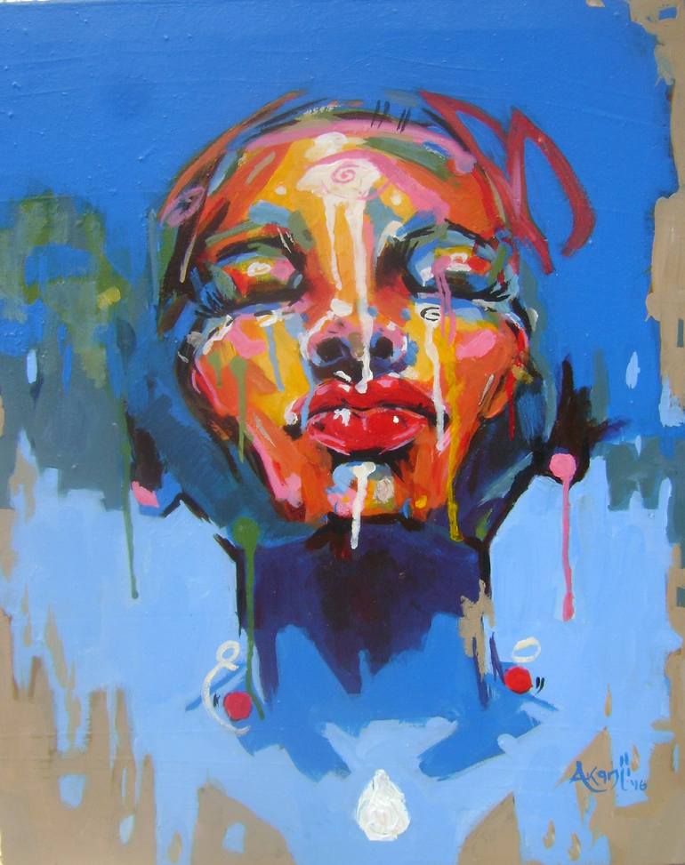 Soul Painting by Akanji Bolaji | Saatchi Art