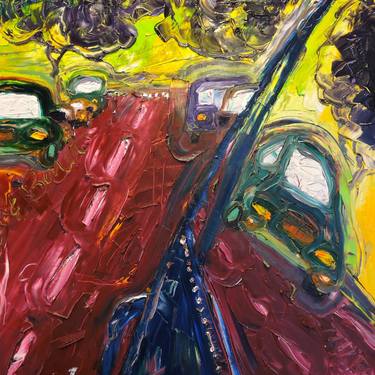 Print of Expressionism Car Paintings by Benet-Gregg Enrique