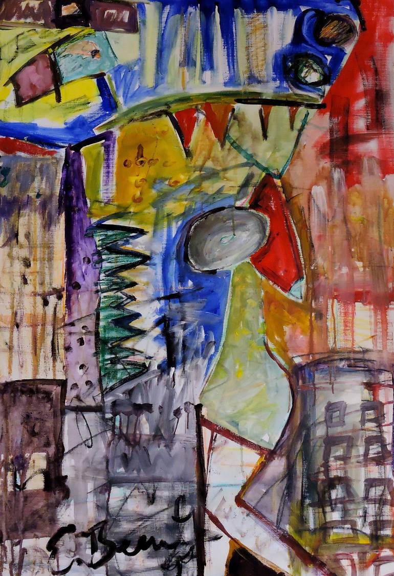 Crocodile eating woman Painting by Benet-Gregg Enrique | Saatchi Art