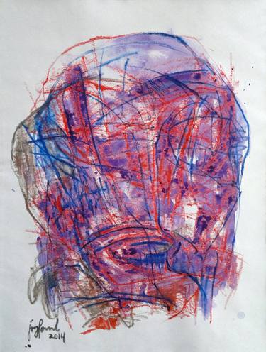 Print of Expressionism Portrait Drawings by Joy Paul