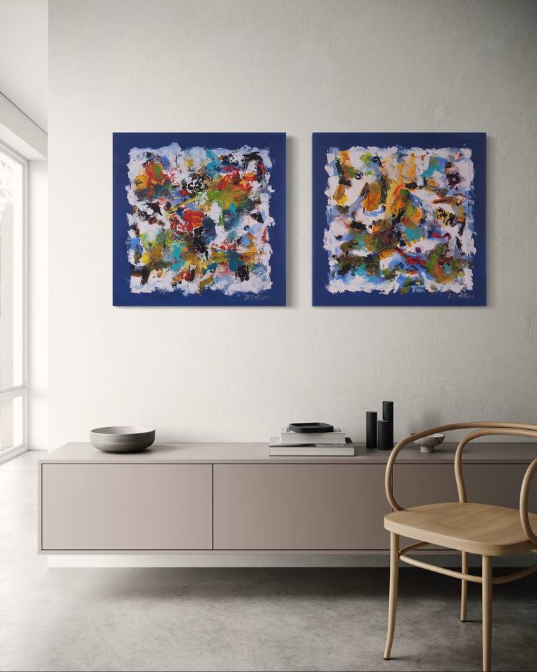 Original Abstract Expressionism Abstract Painting by A R Stern