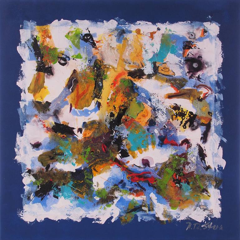 Original Abstract Expressionism Abstract Painting by A R Stern