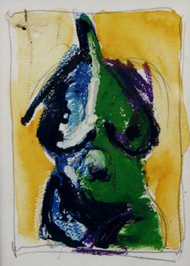 Print of Expressionism Nude Drawings by Alexandru Dina