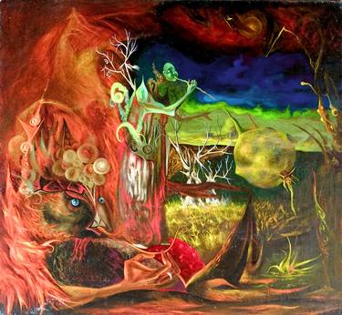 Original Surrealism Fantasy Paintings by TEIMURAZ GAGNIDZE