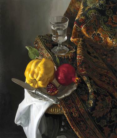 Print of Still Life Paintings by TEIMURAZ GAGNIDZE