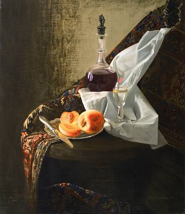 Print of Still Life Paintings by TEIMURAZ GAGNIDZE