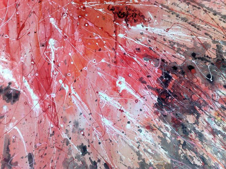 Original Abstract Expressionism Abstract Painting by TEIMURAZ GAGNIDZE