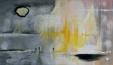 Original Abstract Expressionism Landscape Paintings by TEIMURAZ GAGNIDZE