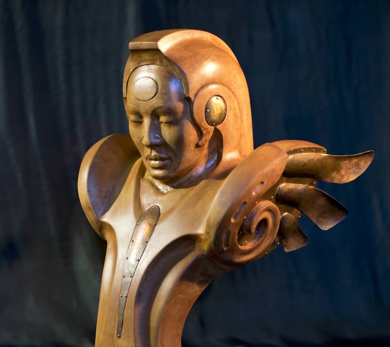 Original Figurative Fantasy Sculpture by Daniel Miller