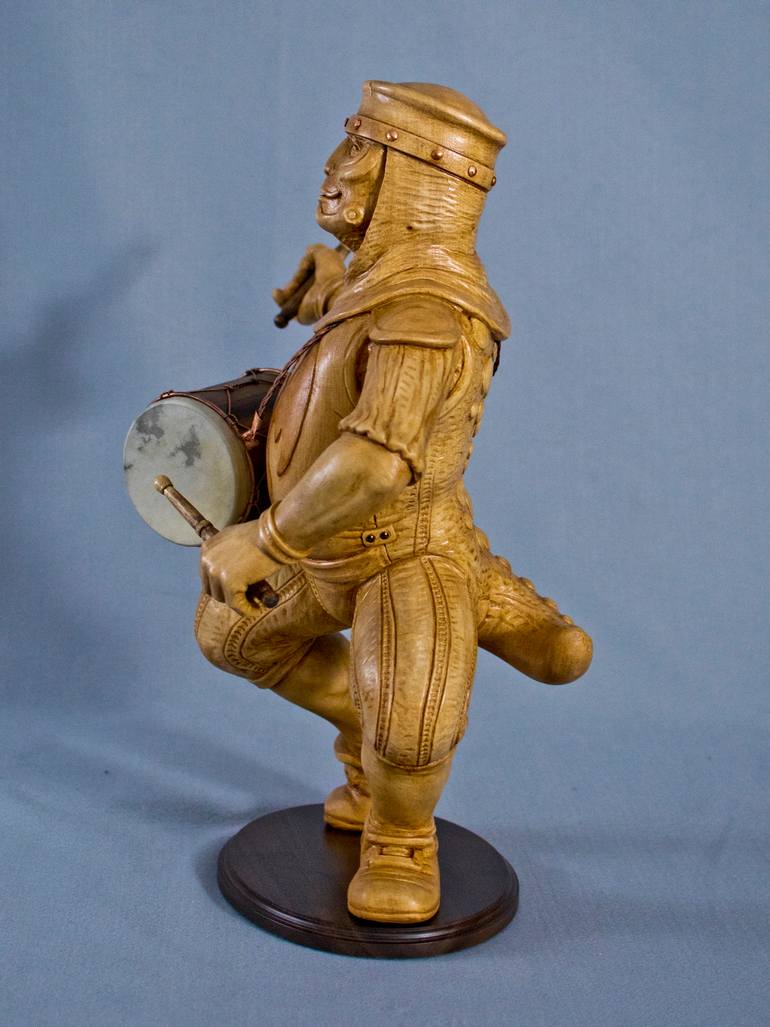 Original Figurative Fantasy Sculpture by Daniel Miller