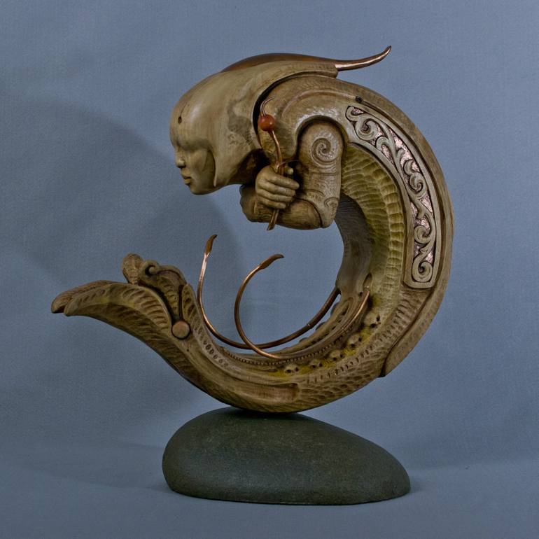 Original Fantasy Sculpture by Daniel Miller