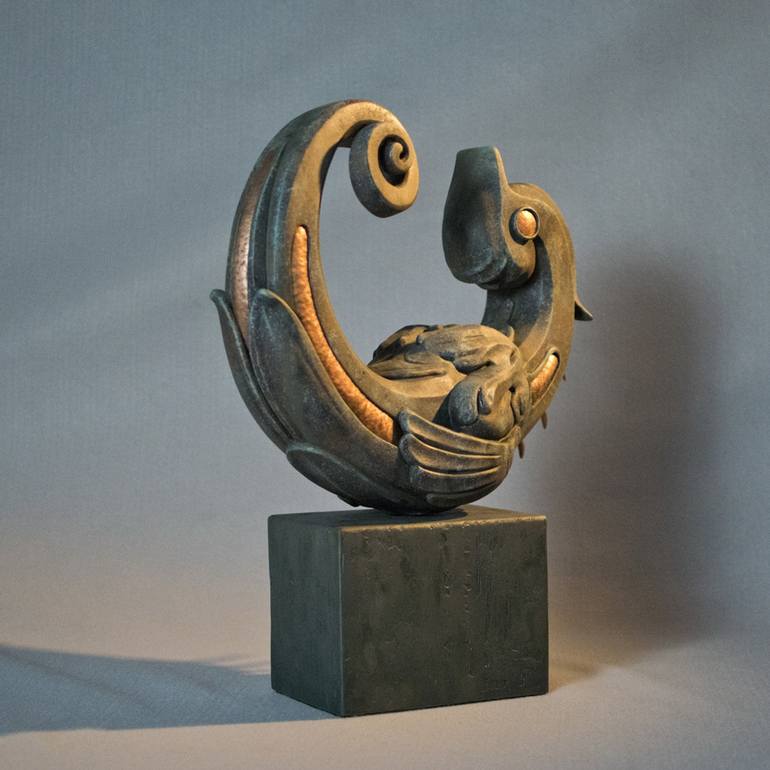 Original Fine Art Fantasy Sculpture by Daniel Miller