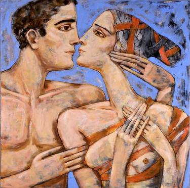 Print of Nude Paintings by Voula Kereklidou