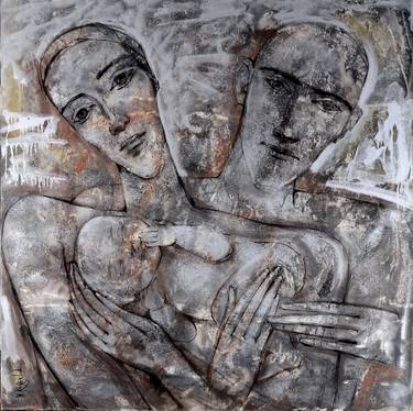Print of Figurative Family Paintings by Voula Kereklidou