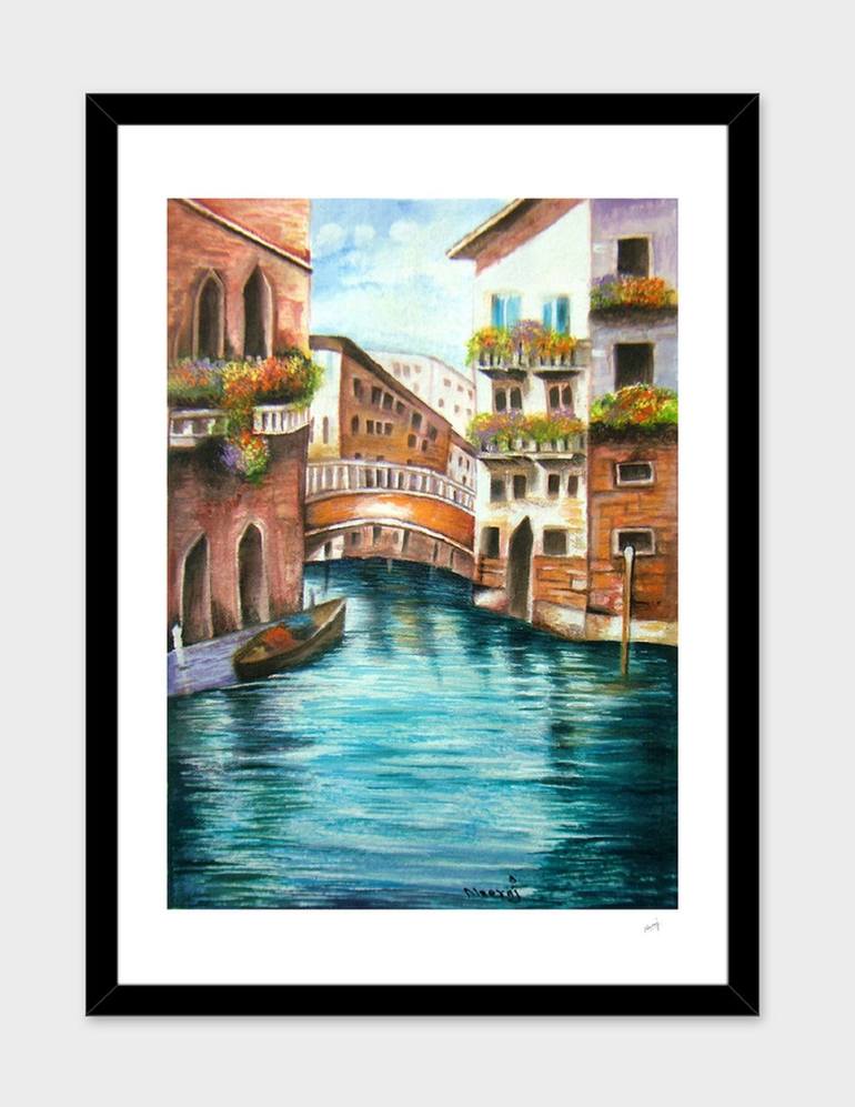 Original Conceptual Landscape Painting by Neeraj Neeraj