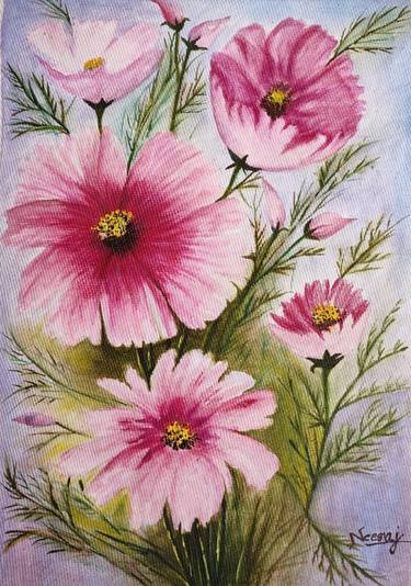 Original Floral Paintings by Neeraj Neeraj