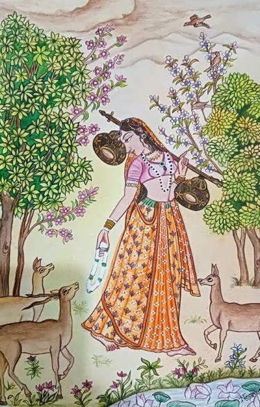 Original Expressionism Women Paintings by Neeraj Neeraj