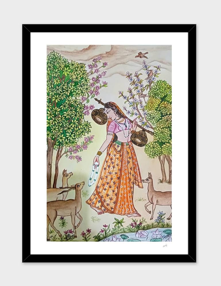 Original Women Painting by Neeraj Neeraj