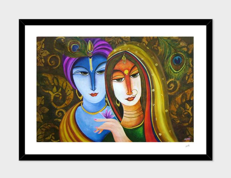 Original Conceptual Love Painting by Neeraj Neeraj