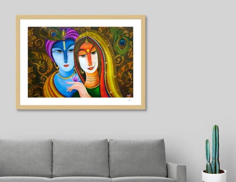 Original Conceptual Love Painting by Neeraj Neeraj