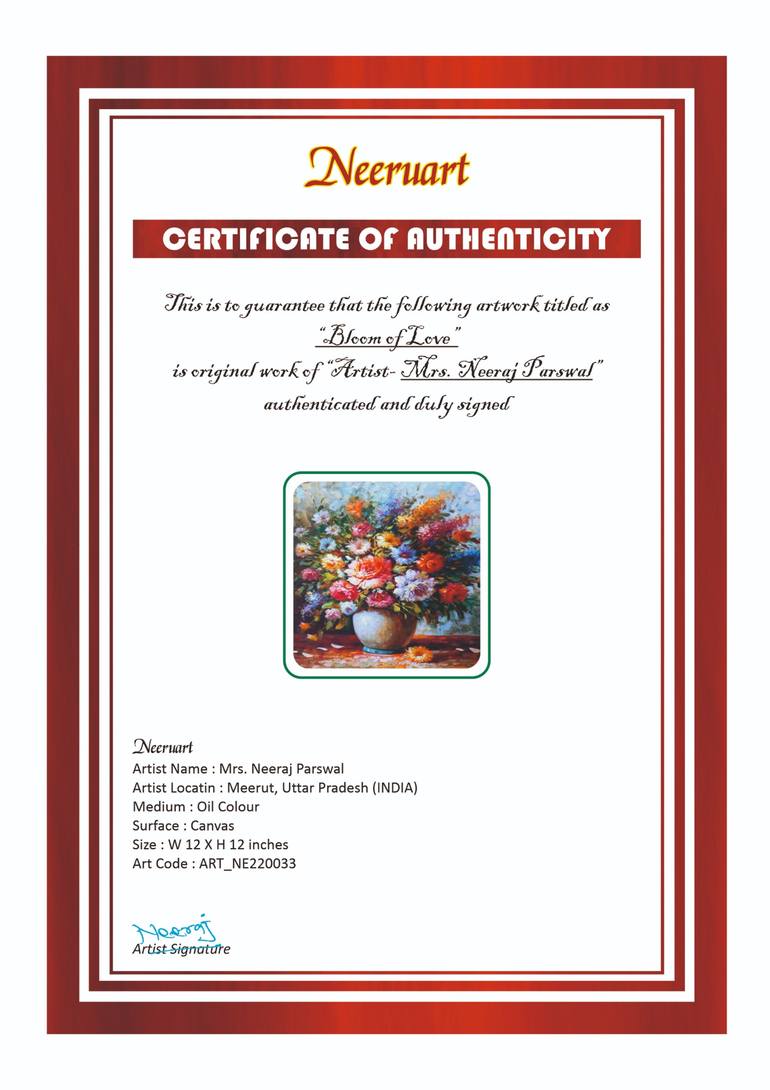 Original Conceptual Floral Painting by Neeraj Neeraj