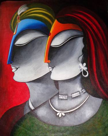 Print of Religious Paintings by Neeraj Neeraj