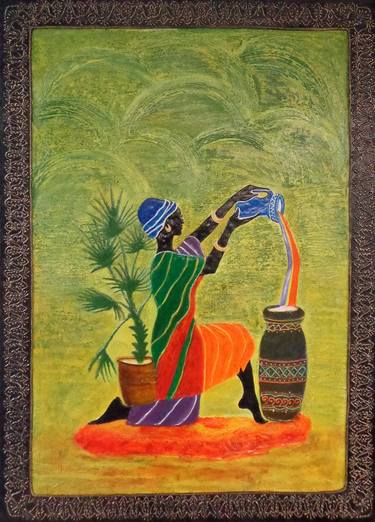 Print of World Culture Paintings by Neeraj Neeraj