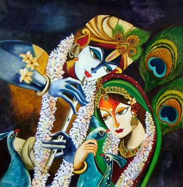 Radha Krishna Immortal Love - Prints thumb