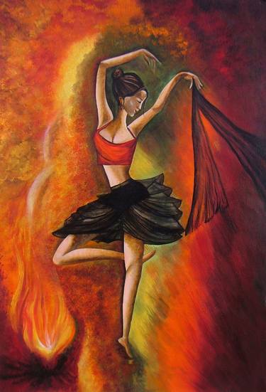 Sizzling Dance - Prints for Sale thumb