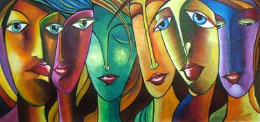 Original People Paintings by Neeraj Neeraj